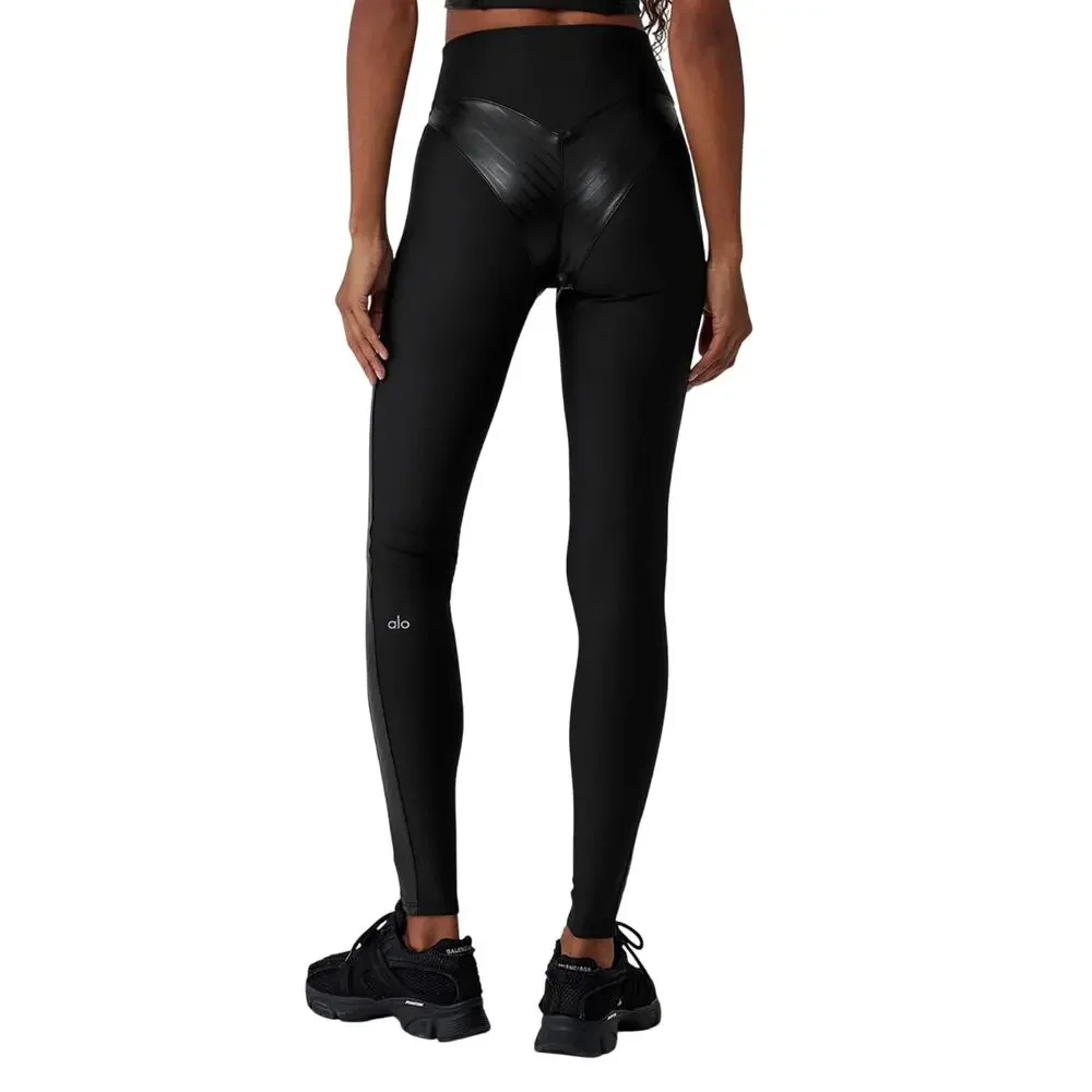 ALO Yoga Airlift Winter Warm High Waist Supermoto Legging, Medium